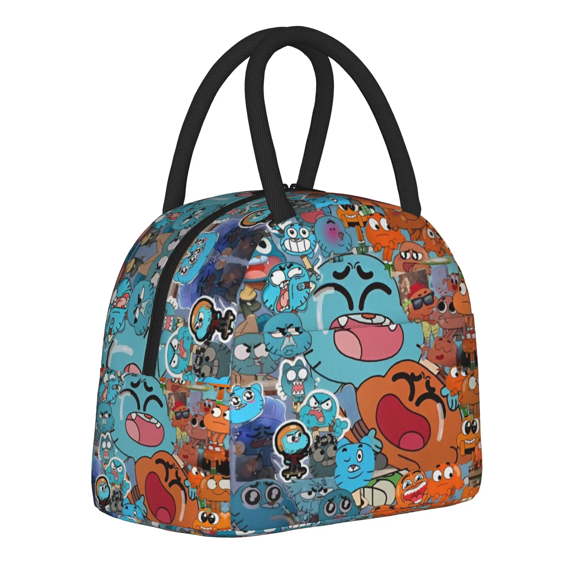 Insulated Lunch Bag The Amazing World of Gumballs Merch  Lunch Food Box Multifunction Cooler Thermal Bento Box For Outdoor