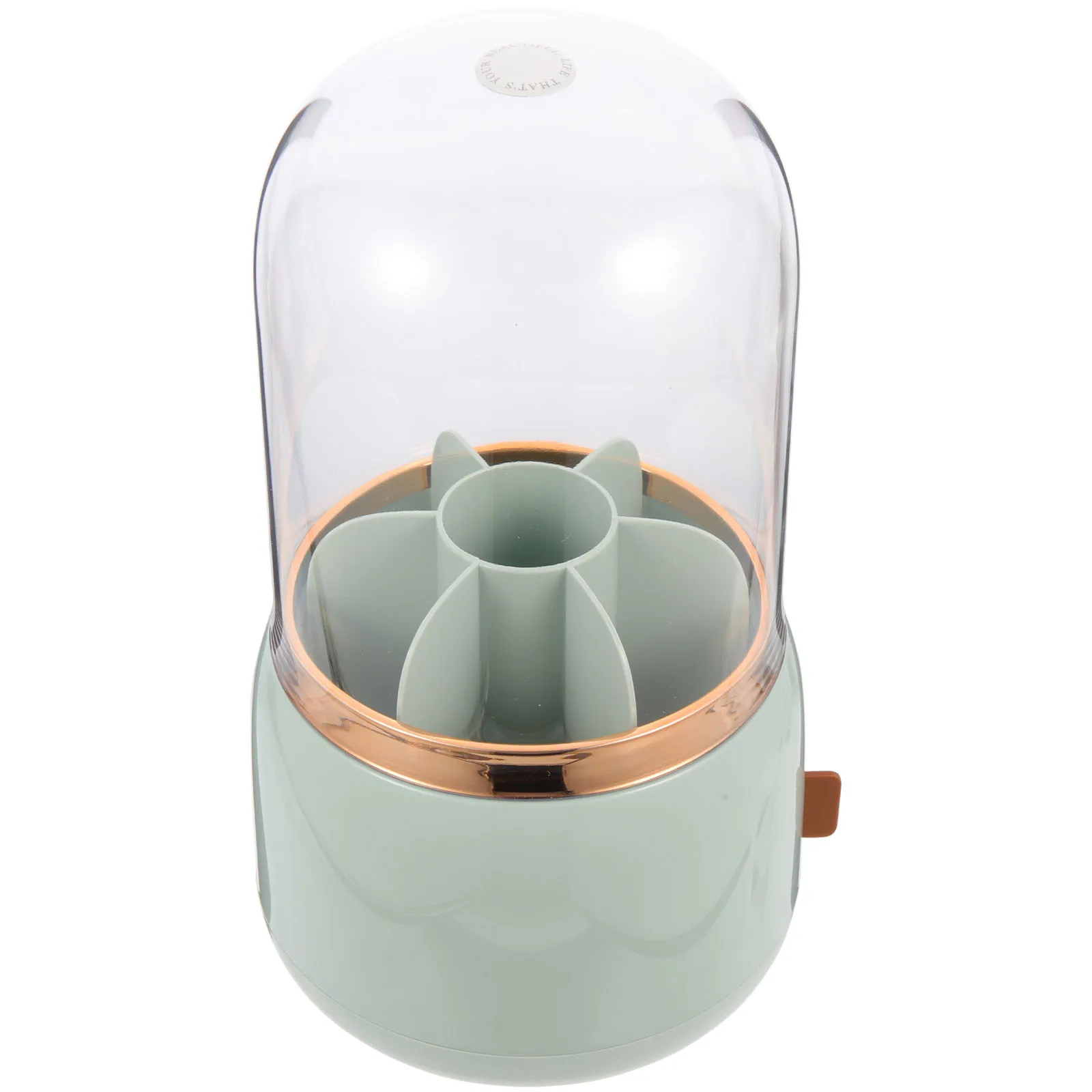 

Rotatable Dustproof Brush Holder Large Capacity Pen Bucket for Makeup Brushes Nail Art Tools Office Desk ganizer