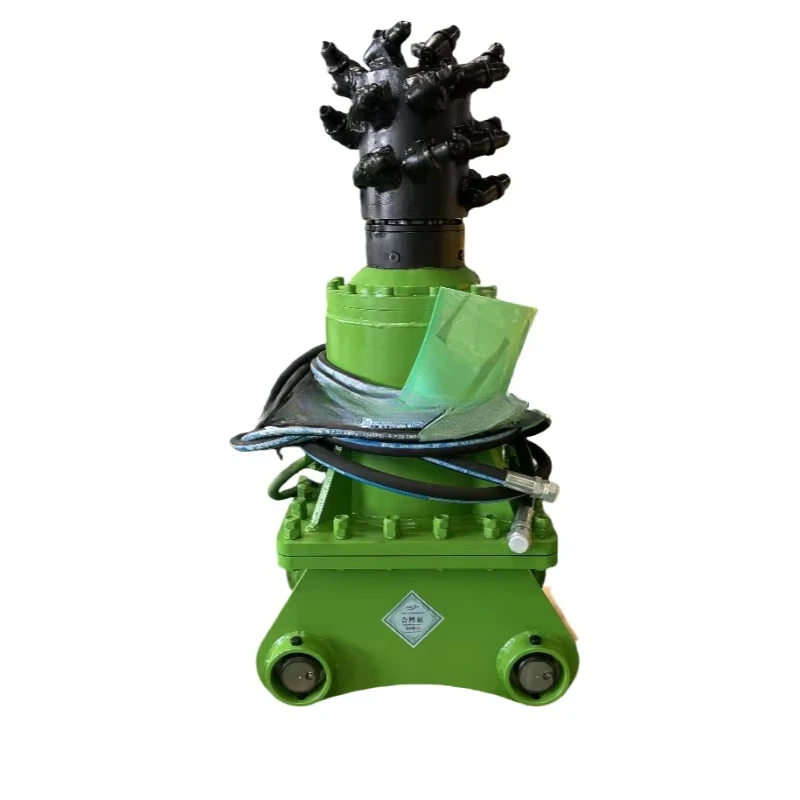 Hydraulic Rotary Drum Cutter for Tunnels Slopes Tough Materials Single Double Head Excavator Drum Milling Hard Rock