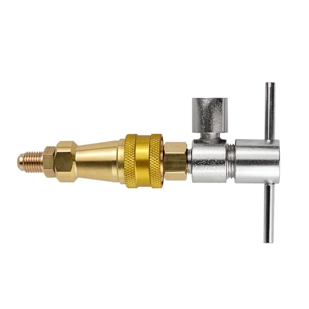 

Brass Washer Quick Connector 1/4 Inch FNPT Quick Coupling Extension Refrigerator Connector For Add-Fluorine And Fill Pipeline