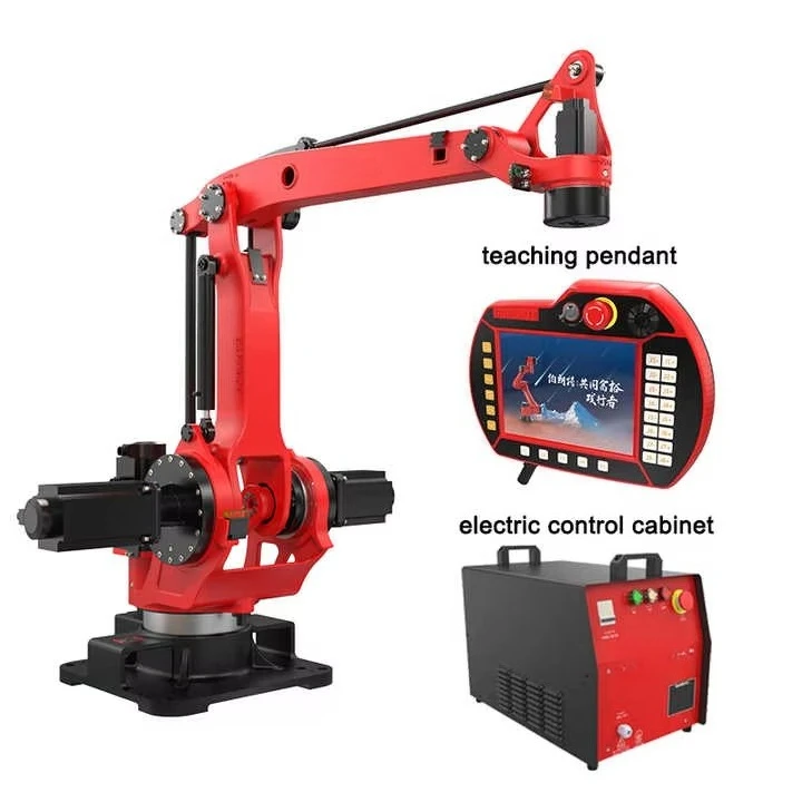 Lightweight 4-Axis Industrial Robot with PLC Gearbox Motor & Engine for Continuous Heavy Material Handling (80kg Payload)
