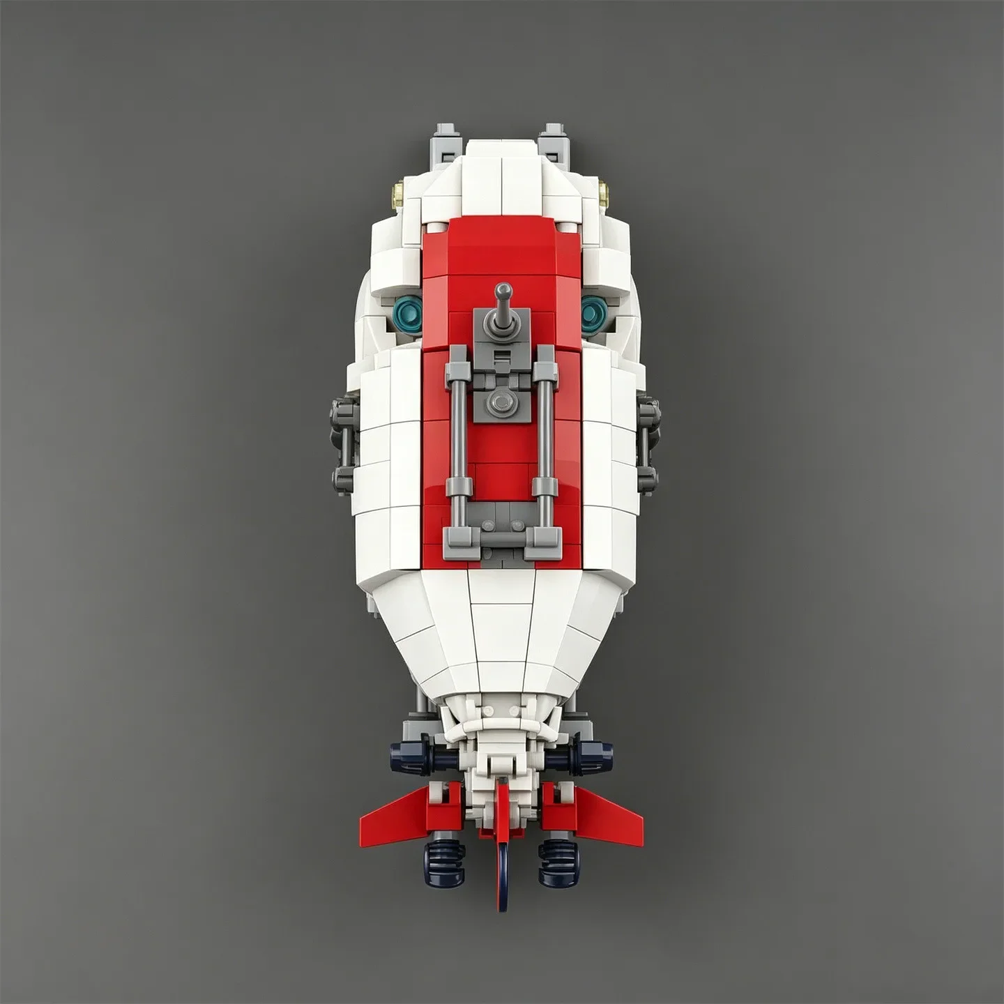 Research Vessel Display Toy New City Series Deep-Sea Exploration Deep-Diving Submarine Building Blocks Submarine Model