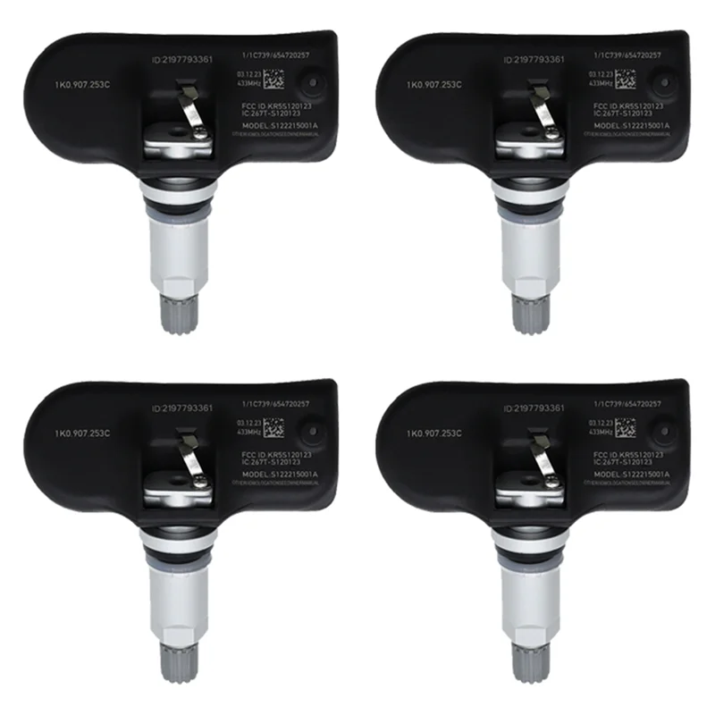 

TPMS Tire Pressure Sensor For A3 A4 A5 Q5 S4 S5 TT VW CC Beetle Golf 433Mhz 1K0907253C 1K0907255D 1K0998275-L94A