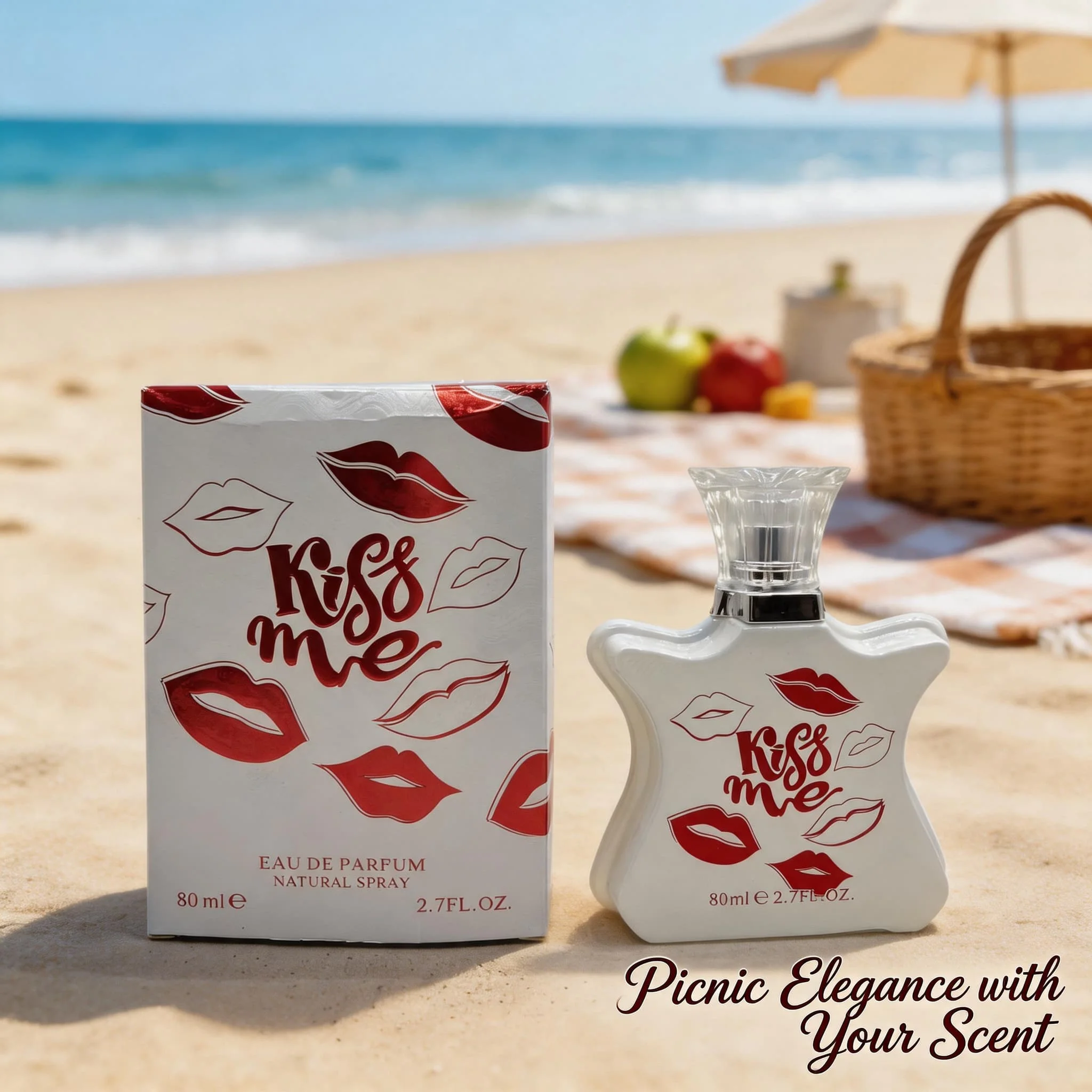 

Women's Floral Oud Perfume Spray - 80ML Soft Rose Jasmine Notes, White Star Bottle, Vacation Casual Outing Fragrance Gift