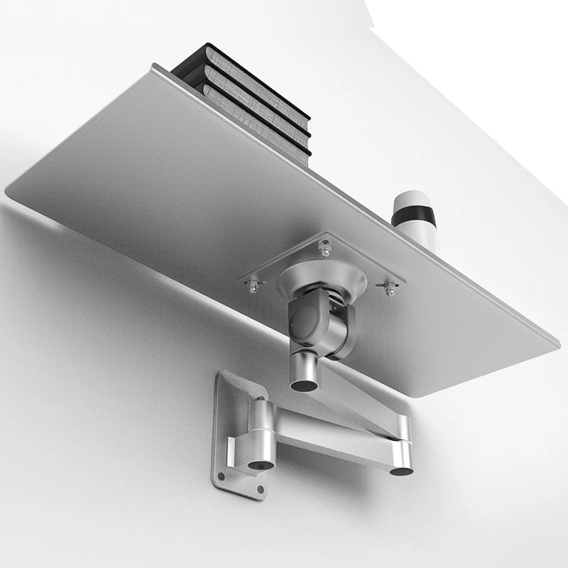 

Wireless keyboard mouse wall bracket rotating telescopic folding bracket medical apparatus engineering integrated frame