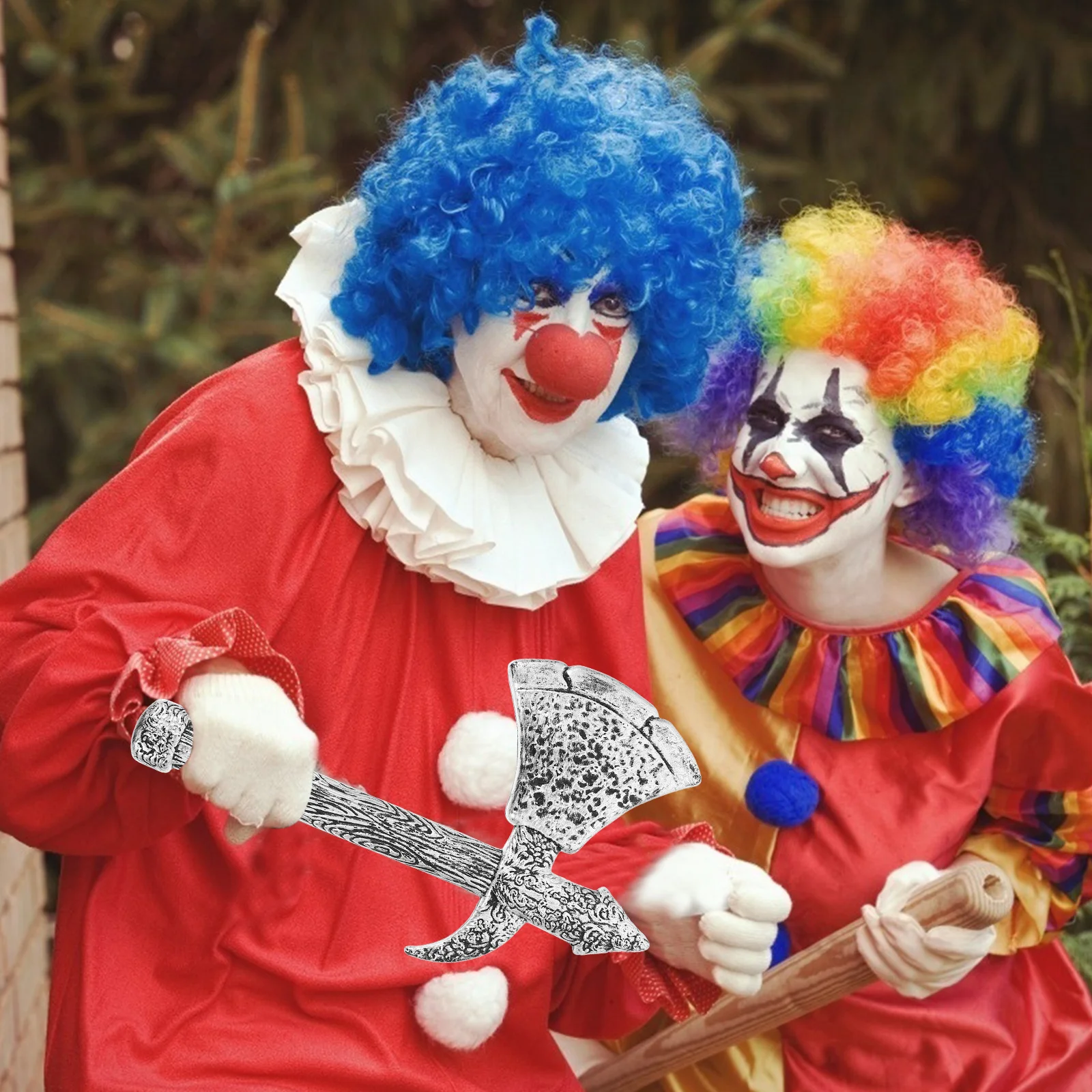 محاكاة وهمية الفأس هالوين الدعامة الأداء تأثيري حلي حفلة الهالوين الديكور الفأس زخرفة مرحلة الأداء الدعامة #3