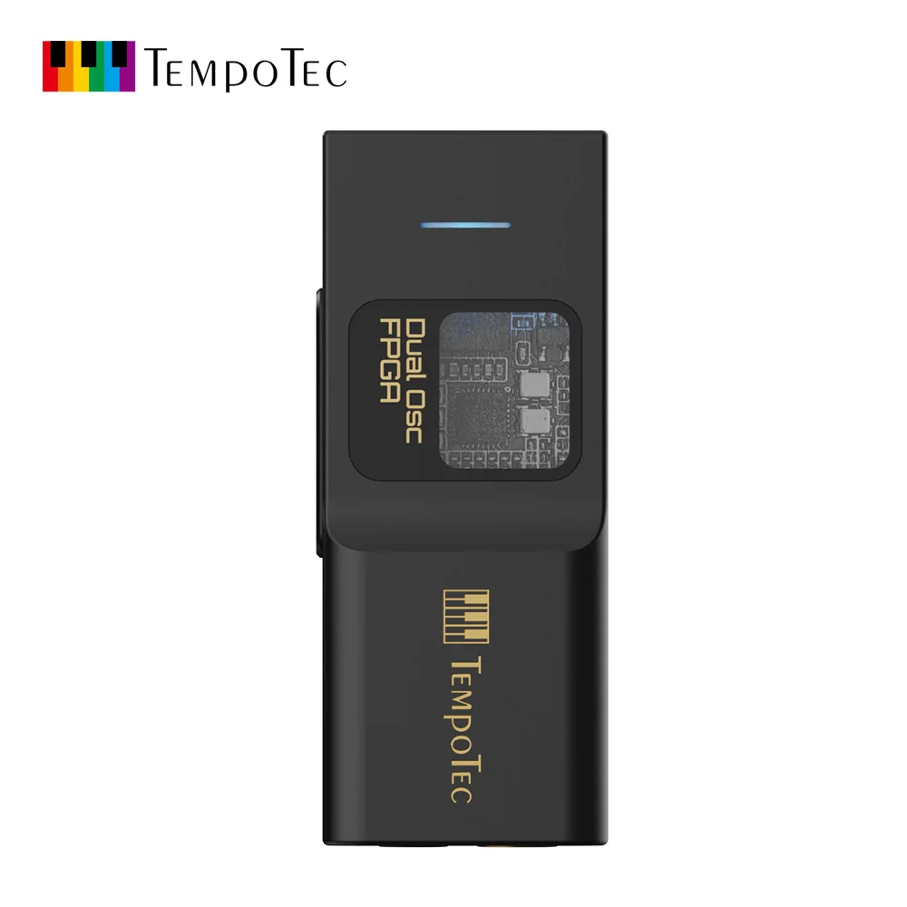 Tempotec Sonata Bhd Pro USB-C คู่เครื่องขยายเสียงหูฟัง DAC 4.4mm + 3.5MM PCM384kHz,DSD256,MQA8X, Tidal สำหรับ iPhone,Android,MacOS, Win