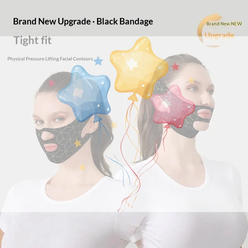 360° Firming & Lifting Mask—reduces The Appearance Of A Double Chin And Nasolabial Folds, Sculpting A V-shaped Facial Contour.
