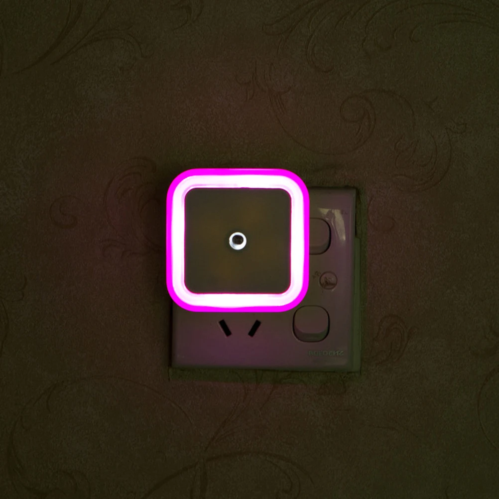 

Square LED Night Light Environment Friendly Plug-in Heat Dissipation Bright Glare Saving Portable Travel Small Size