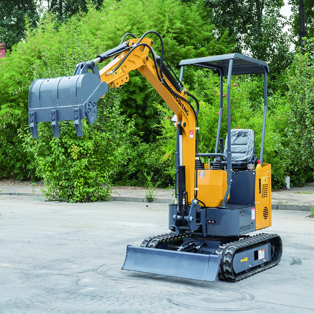 Mini Excavator 1 ton1.5 ton ที่กําหนดเองจัดส่งฟรี Multi - function Kubota เครื่องยนต์ Excavator ขนาดเล็ก Crawler รถขุดการเกษตร