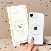 Acrylic Clear Magnetic Case For iPhone 16E 16 14 15 13 12 Mini 11 Pro XS Max XR 7 8 Plus For Magsafe Wireless Charge Hard Cover