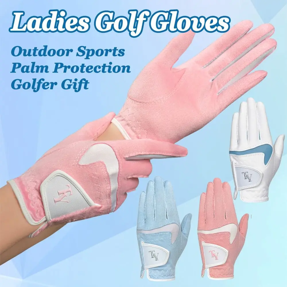 

Breathable Women's Golf Gloves Comfortable Wear Resistant Full Finger Golf Gloves Durable Non-slip Golf Mittens Golf Accessories