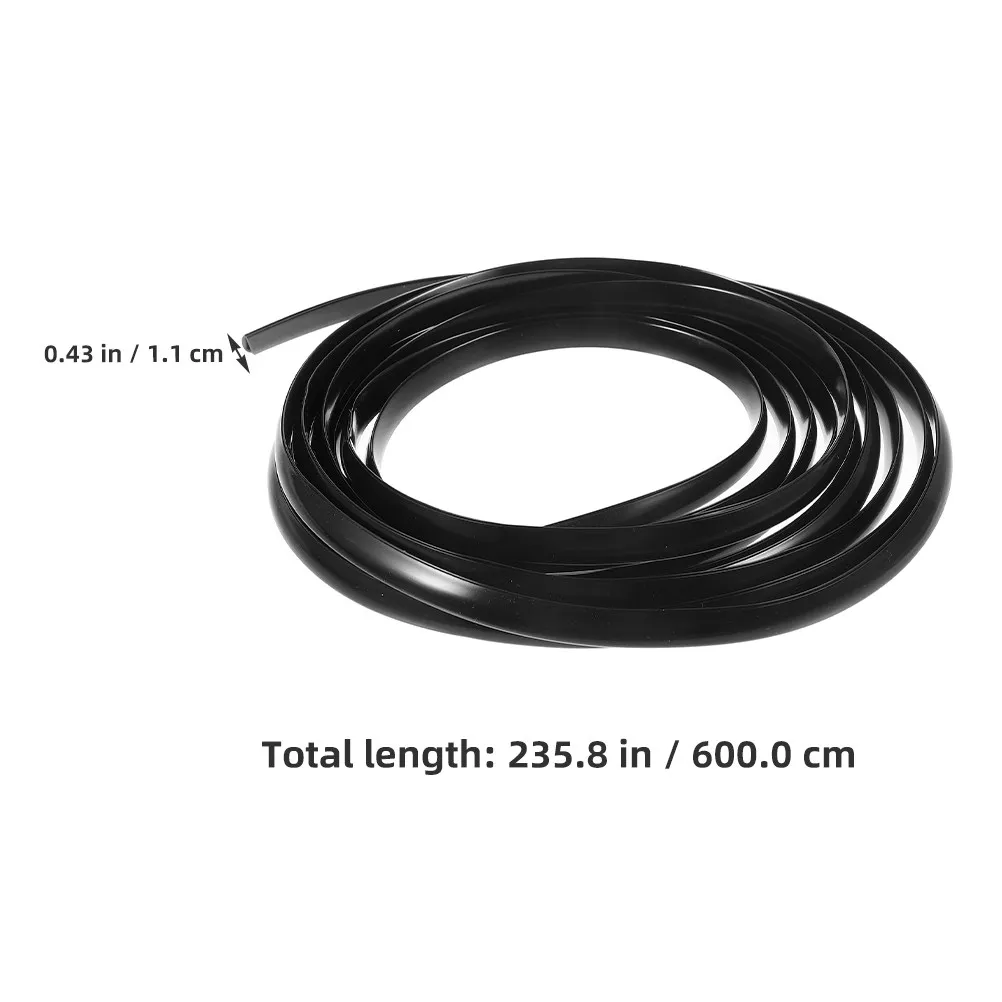 6 Meter Car Door Protective Strip Rubber Door Seal Strip for Edge Guard Noise Reduction Durability Fit All Vehicle