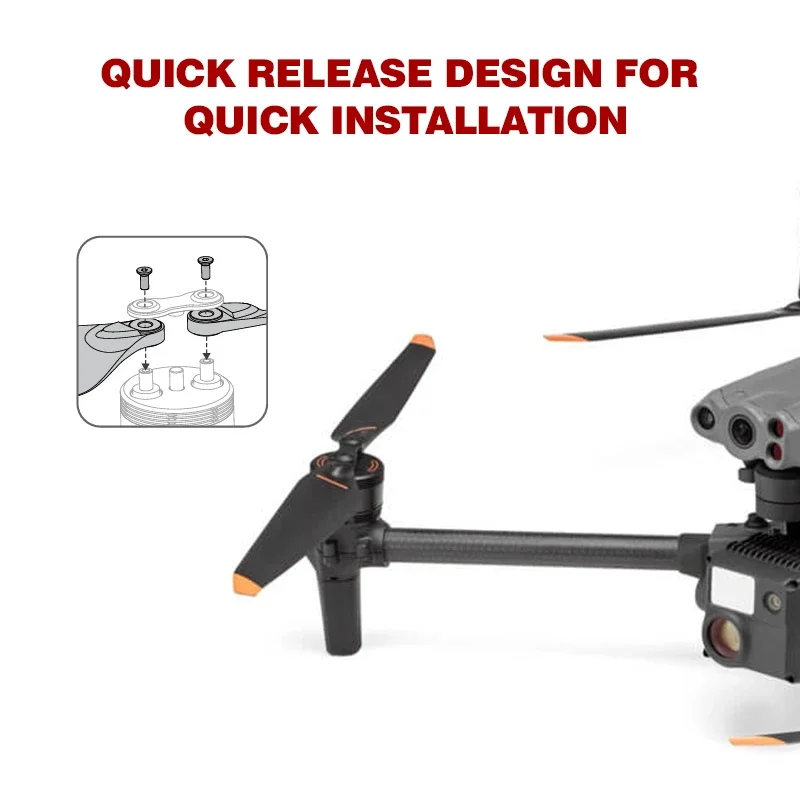 Śmigło składane 1671F do DJI Matrice 30 Serise M30 M30T, śmigła z włókna węglowego i nylonu, akcesoria do naprawy śmigieł do drona DJI — zdjęcie produktu 5
