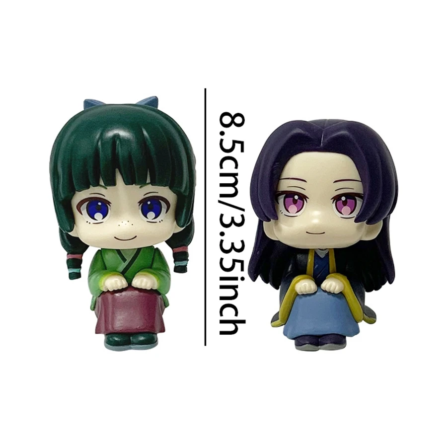 8.5cm Kusuriya no Hitorigoto Anime Figure Look Up Maomao Action Figure Q Version Jinshi Figurine PVC Collection Model  Toys view 2