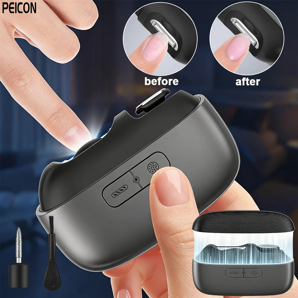 

Electric Nail Clipper 3-in-1 Nail Trimmer for Baby and Adult Grinding and Polishing Nail Mini Rechargeable Automatic NailClipper