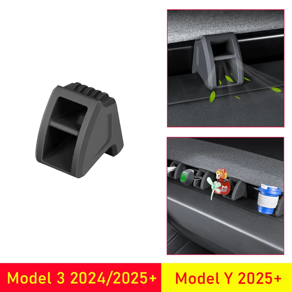 Adaptador de ambientador para Modelos 3, Y, YL, Y, L 2025 y 2026: Clip ambientador para salida de aire, soporte de aromaterapia para ventilación.