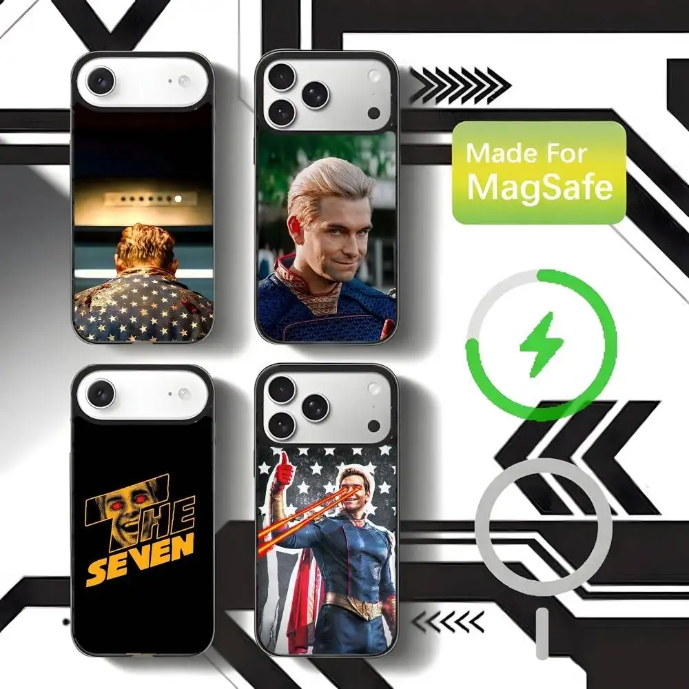 

The H-HomelanderS Phone Case For iPhone 17,16,15,14,13,12,11,Pro,Max,Plus,Mini,SE4,E Magnetic Magsafe Wireless Charging