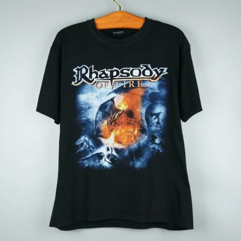 Vintage 2010 Rhapsody T Shirt Men Clothing Graphic T Shirts