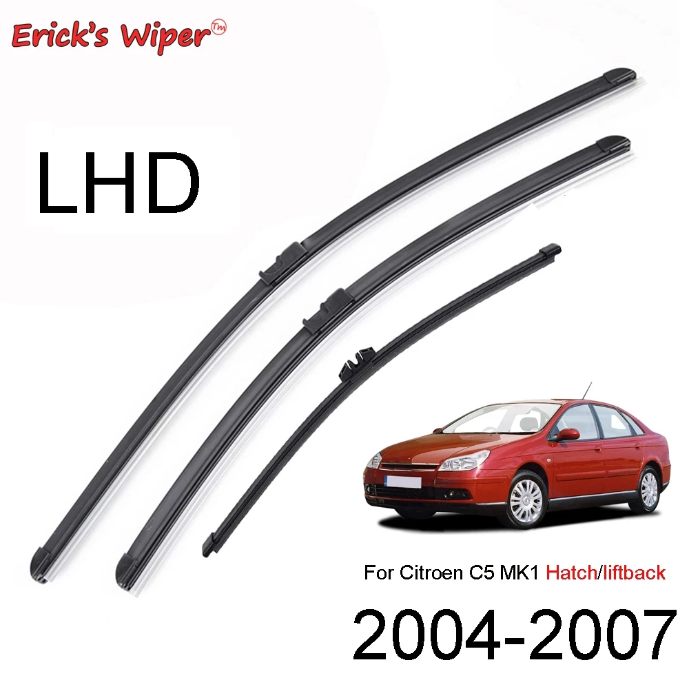 

Erick's Wiper LHD Front & Rear Wiper Blades Set For Citroen C5 MK1 Hatchback 2004 - 2007 Windshield Windscreen Window 26"19"15"