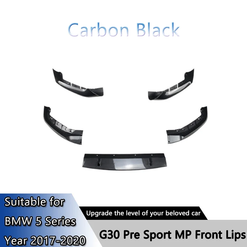 Suitable for BMW 5 Series g30 g31 M Sport 2017-2020 front lip and front shovel corner high-quality modified parts