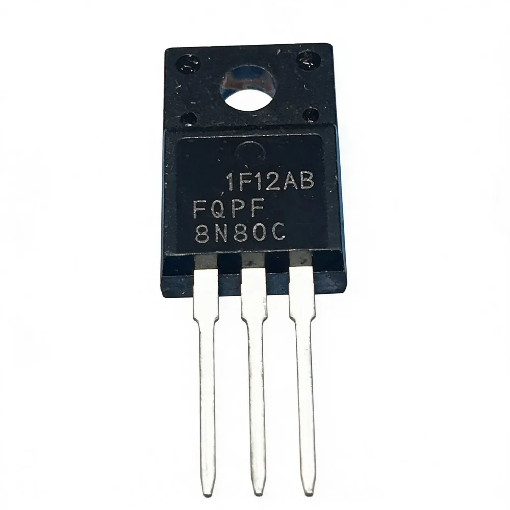5PCS FQPF8N80C 8A 800V IPA65R650CE 65S650CE N10A 650V FDB060AN08A0 75V 80A PHB152NQ03LTA 25V 75A BYW81PI-150 IXTP3N100P 1000V 3A