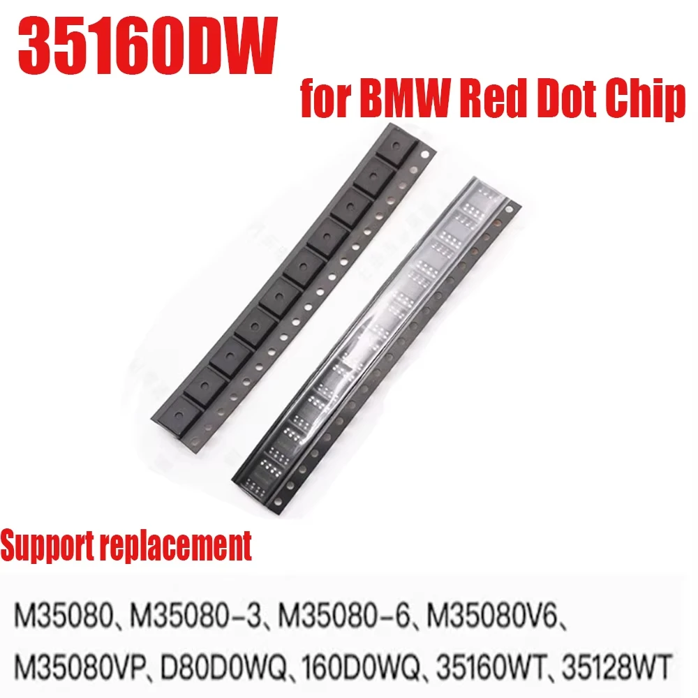 

1/5 PCS 35160DW for VVDI for BMW 35160 Automotive Instrument 35160DW Replacement Chip Red Dot Fault Red Dot Disease Repair Chip