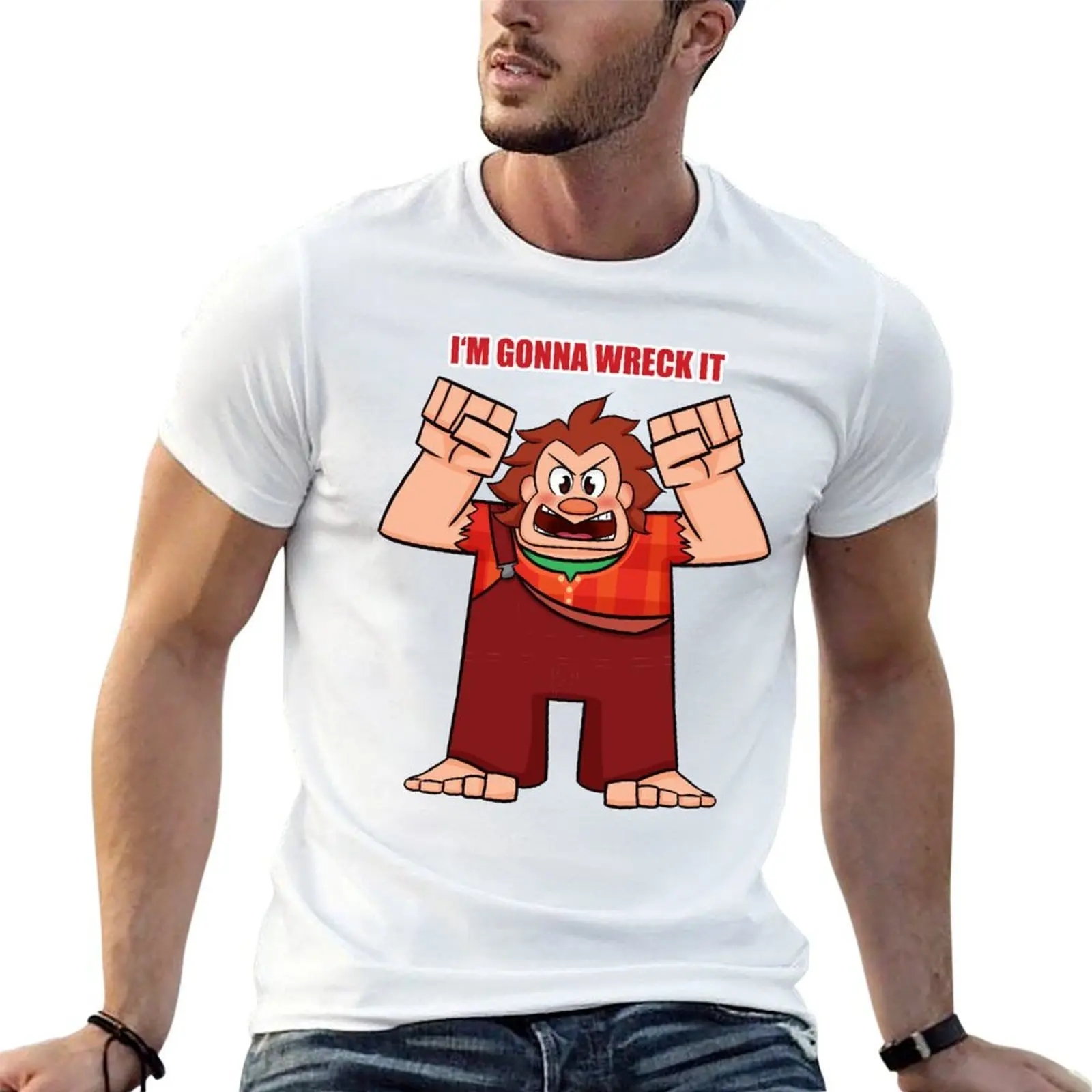 I'M GONNA WRECK IT T-Shirt anime clothes graphic t shirt vintage men t shirts high quality