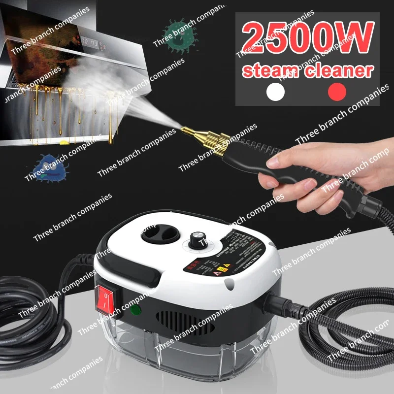 2500W, 110V, 220V  High Pressure Hand Steam and Temperature Cleaner for Air Conditioning, Kitchen Cap, Car,