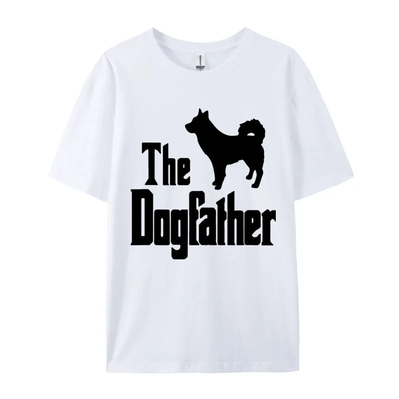 

The Dog father Dog Alaskan Klee Kai T-shirt Fashionable Cotton Men Tops & Tees Summer Funny T Shirts New Cute Printed T-shirts