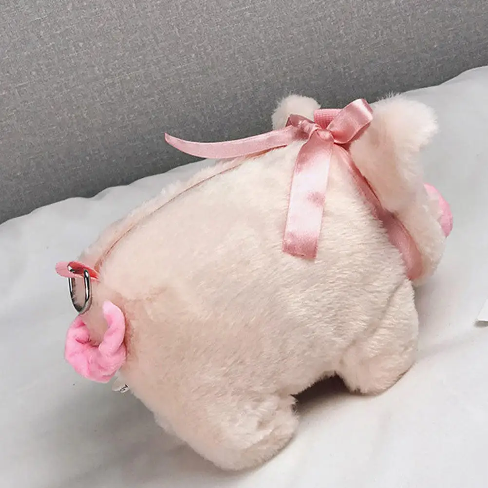 

1Pcs Student Single Shoulder Bag Pig Design Lightweight Outdoor Crossbody Pouch Phone Lipstick Storage Bag for Girls