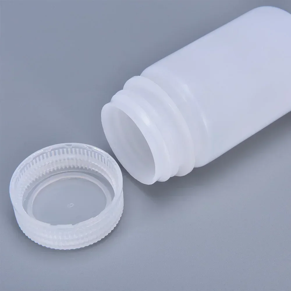 Empty PP Wide Mouth Refillable Bottle Food Grade Plastic Container for Liquid Lotion Leakproof Reagent bottles 5ML-1000ML