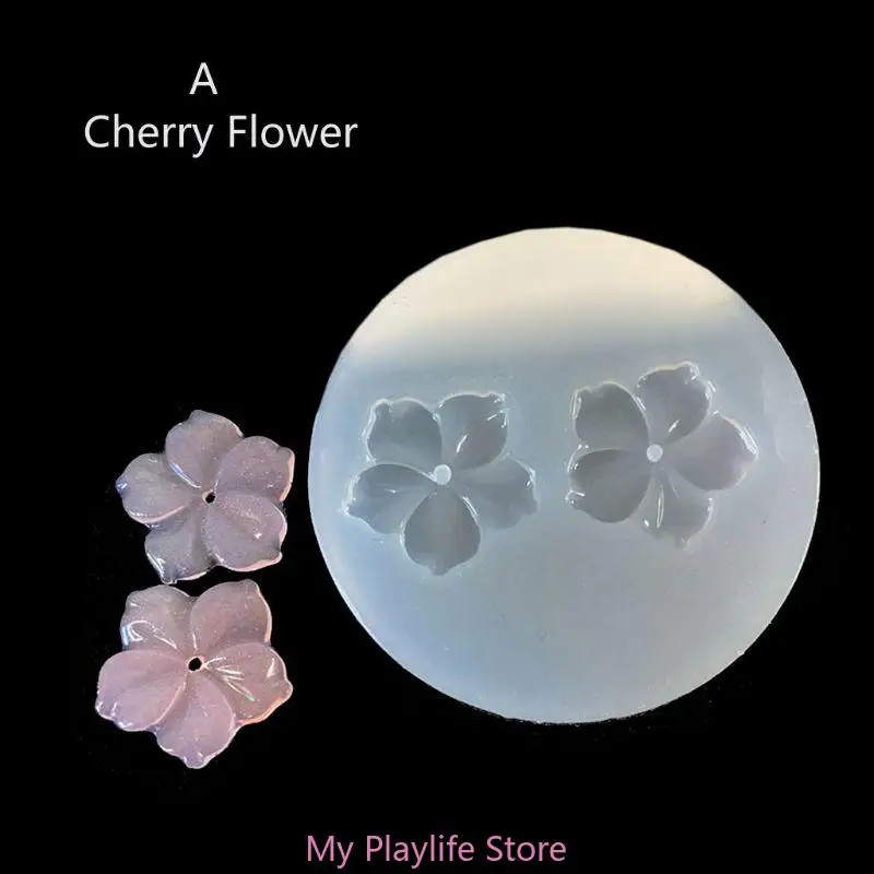 DIY Flower Silicone Mold Resin Camellia Peony Daisy Lotus Flower Jewlery Making Tool Epoxy Resin Mold