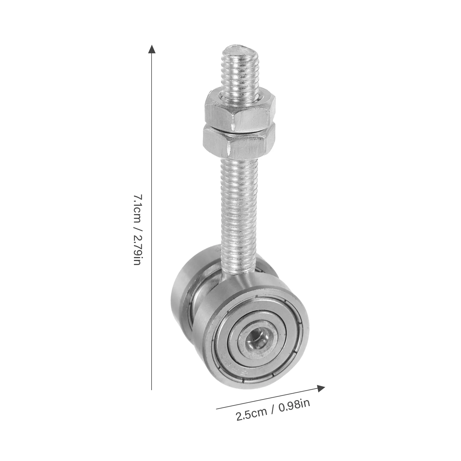 C30 Sliding Door Hanging Wheel 2 Trolley Assembly Struts Channel Window Roller High-Precision Cabinet Pulley Two Bearing Walker