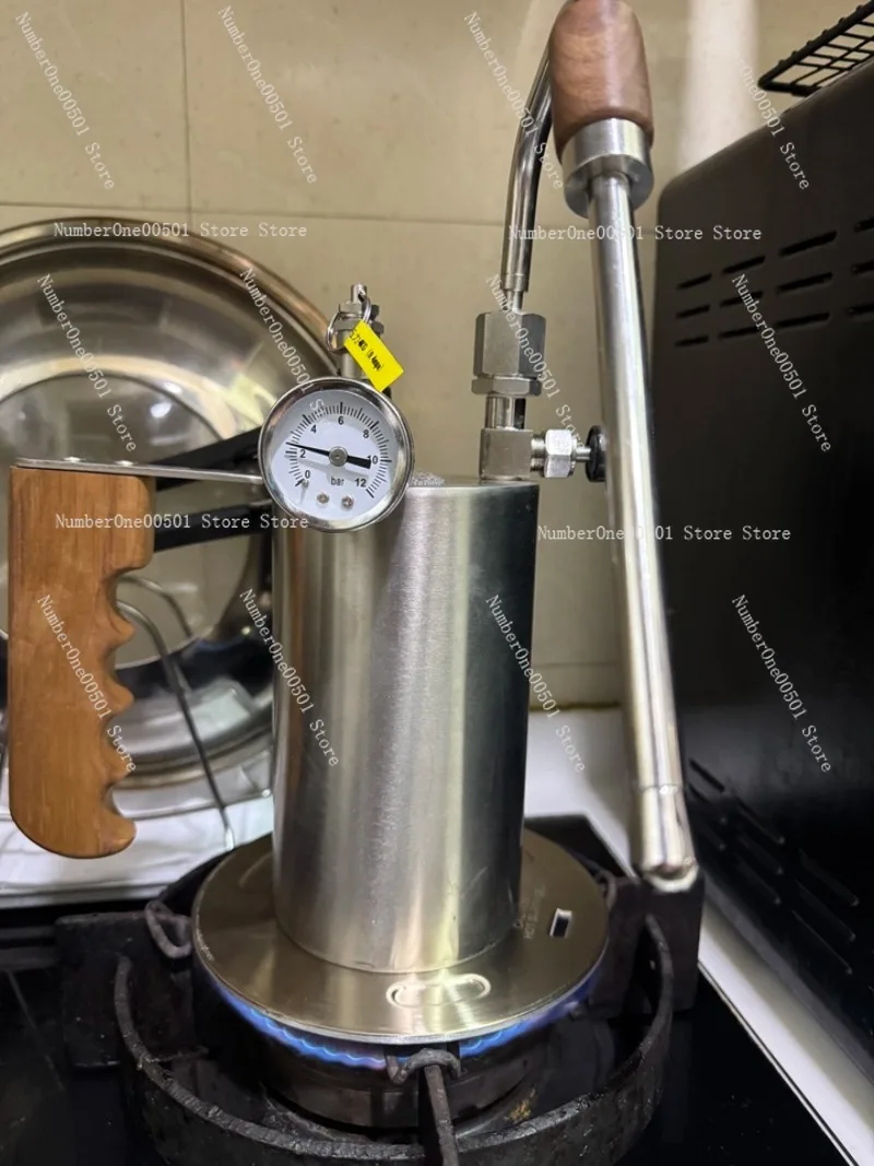 Outdoor Camping Steam Milk Foam Machine Coffee Latte Hair Milk Foam Machine Stainless Steel