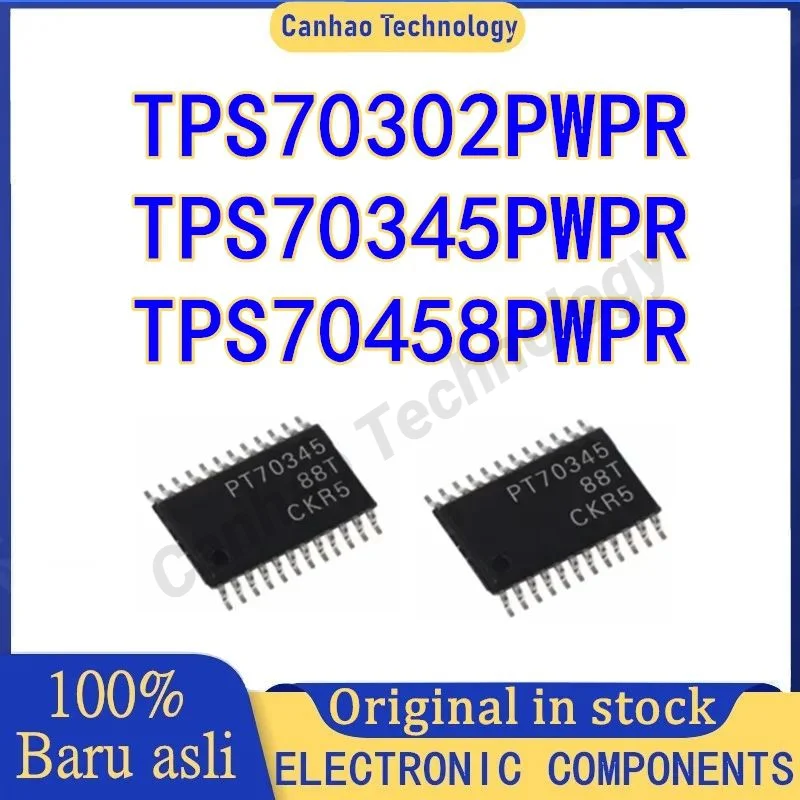 

TPS70302PWPR TPS70345PWPR TPS70458PWPR TPS70302 TPS70345 TPS70458 TPS IC Chip TSSOP-24 100% New Original IC Chip in stock