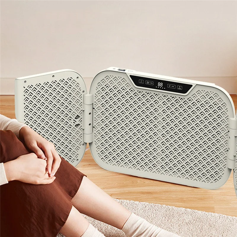 AA86 Electric Foot Warmer Foldable Foot Warmer Under Desk For Leg And Feet Portable Heater For Office Home
