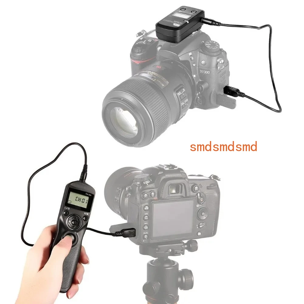 Pixel TW-283 Wireless Timer Remote Control Shutter Release (DC0 DC2 N3 E3 S1 S2) Cable For Canon Nikon Sony Camera TW283 VS RC-6