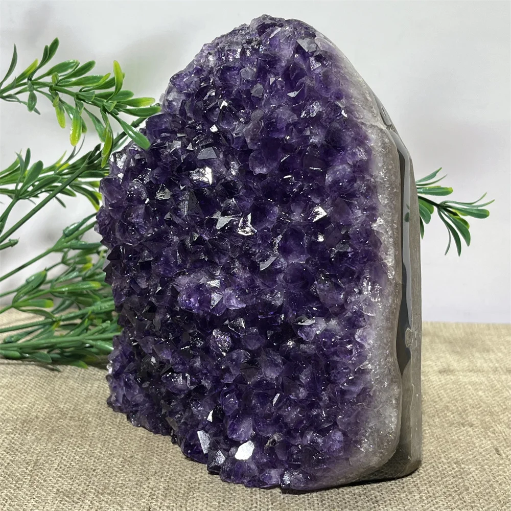 Amethyst Cluster Stone Quartz Free Form Specimen Crystal Natural Gemstone Geode Mineral Samples Feng Shui Home Decoration