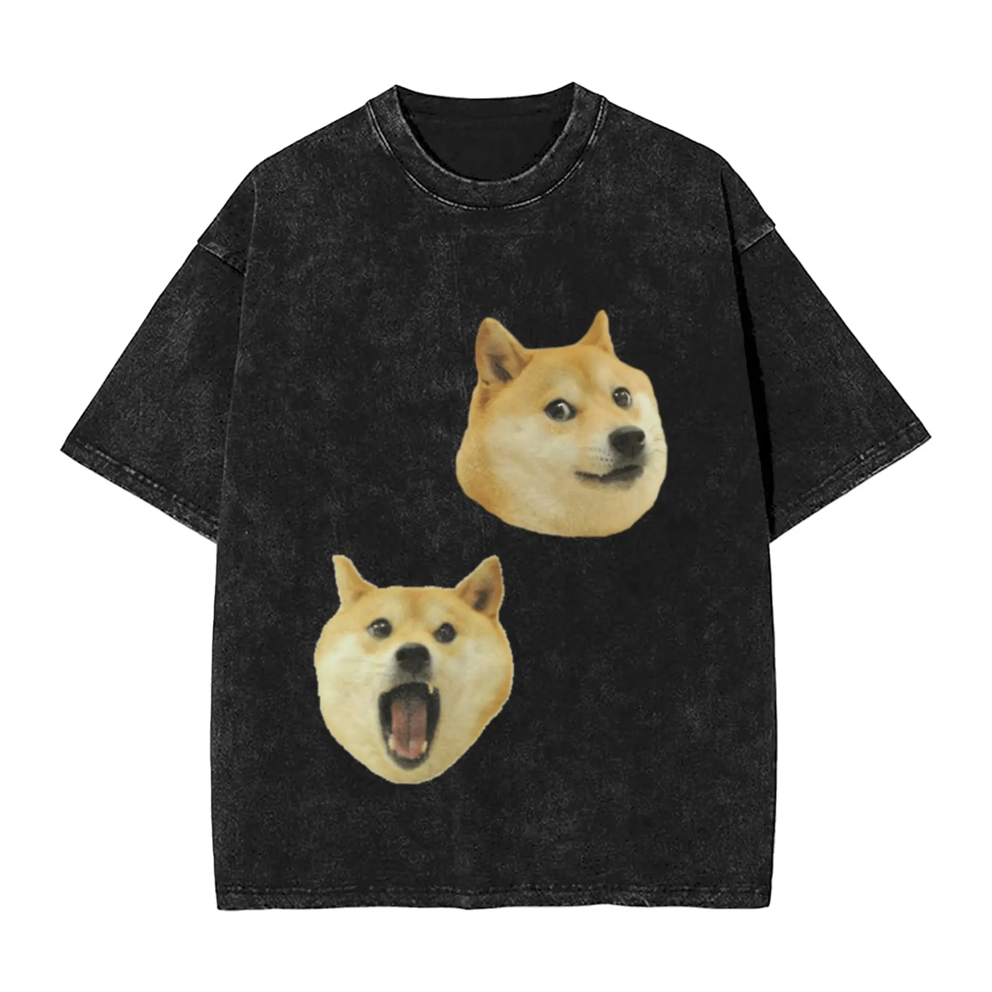 D O G E Meme Unique Stylish A T-Shirt Oversized Short Sleeve Men's Women's Cotton Tees Tops