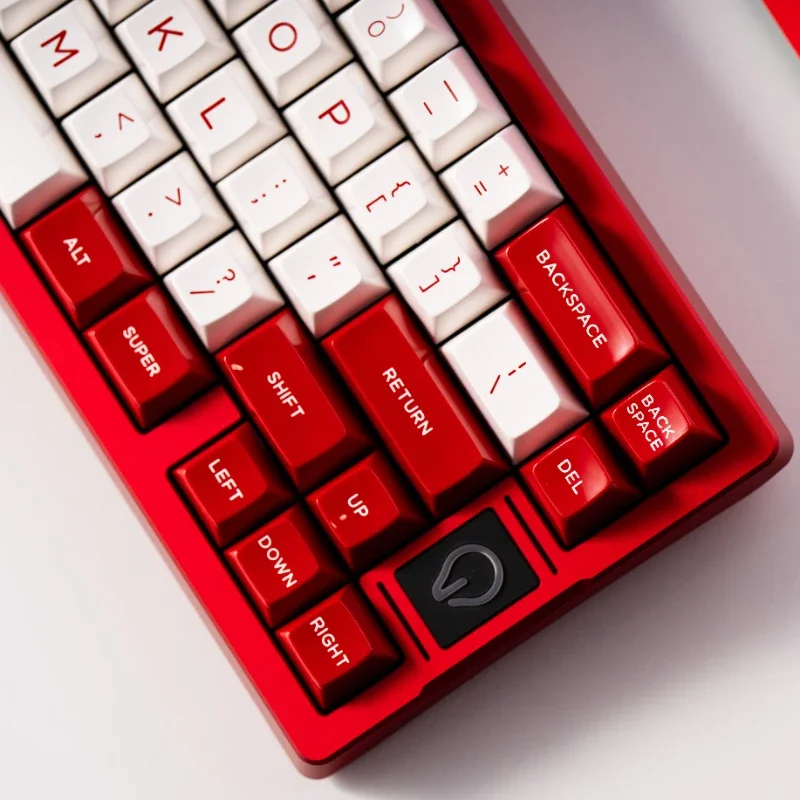 Imagem -05 - Jtk-classic Red Abs Custom Keycap Conjunto para Teclado Mecânico Branco Vermelho Alto Brilho Perfil Hsa Gaming Keycap 175 Chaves