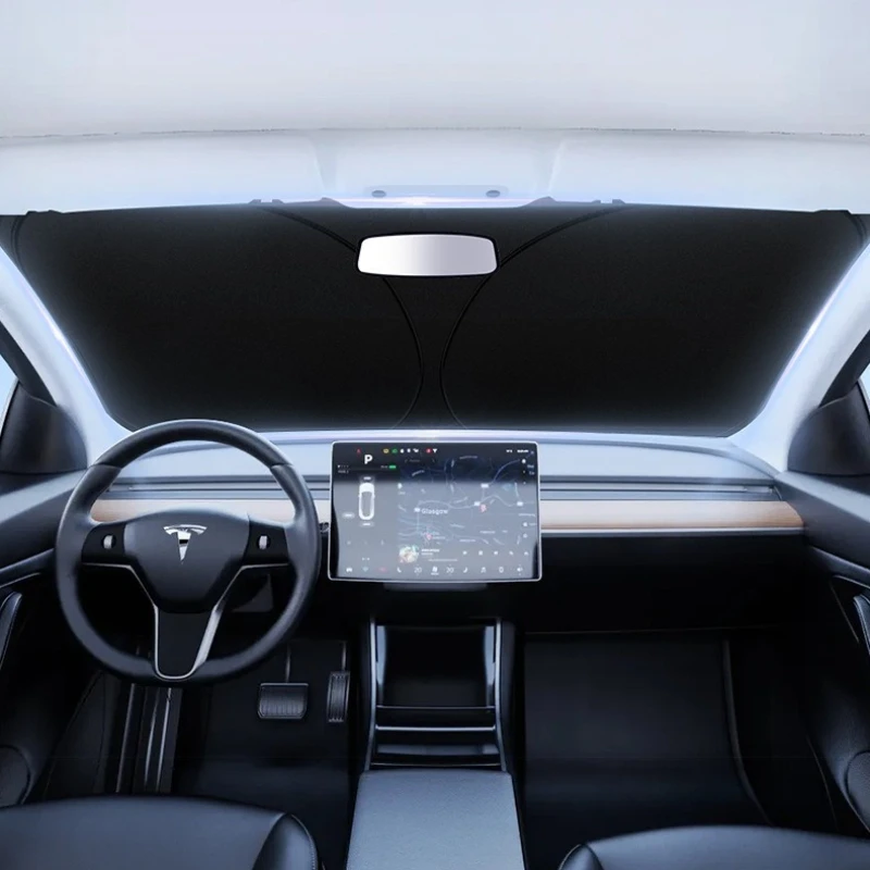 For Dongfeng eπ007 Electric Car Front Windshield Sunshade UV Reflection Front Sun Shade Summer Protection Sun Blocker Insulation