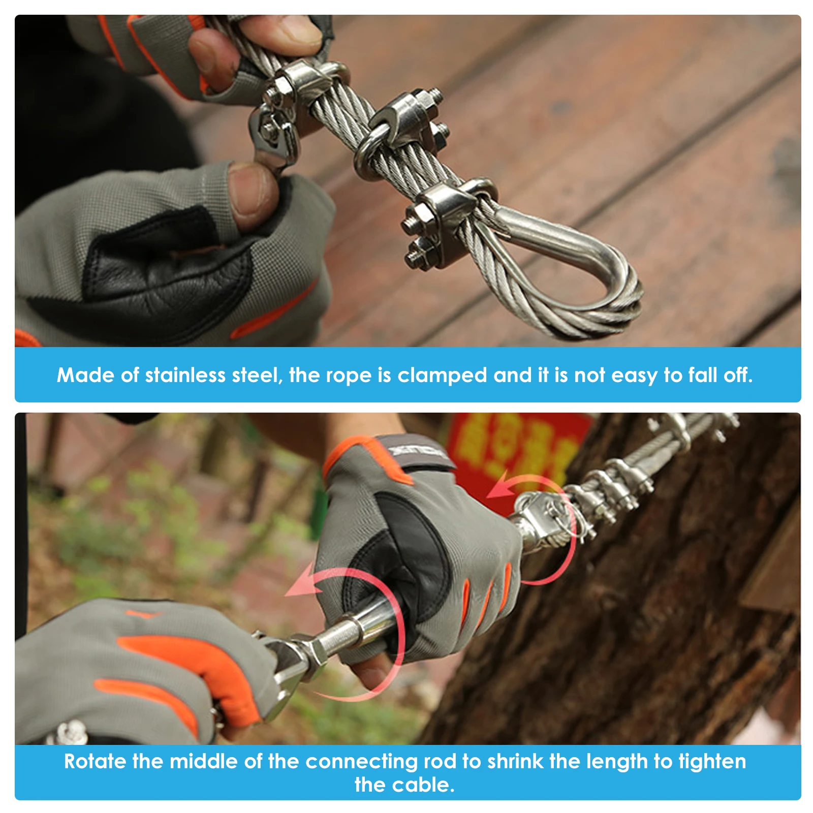 طقم Zipline للفناء الخلفي بطول 80 قدم للأطفال في الفناء الخلفي في الهواء الطلق ومقعد أمان من الفولاذ المقاوم للصدأ، يصل إلى 110 كجم