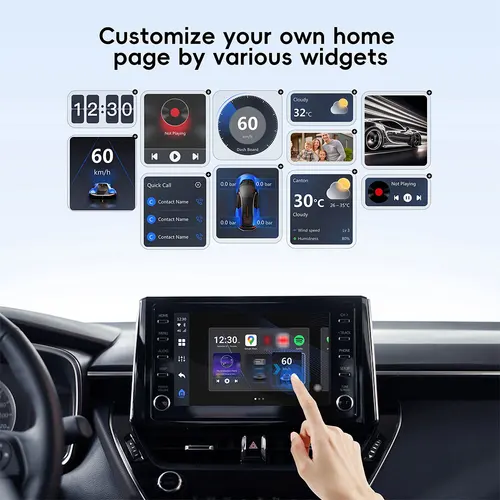 Imagen 2 del producto OTTOCAST P3 Android AI Box inalámbrico CarPlay Android Auto 128GB TV Box para salida HDMI accesorios de coche para Audi VW Chervolet Kia