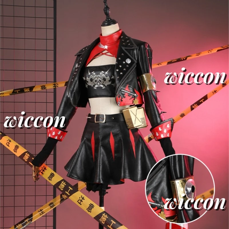 Zenless Zone Zero Burnice Cosplay Whita Game Suit Nifty Lovely Uniform Cosplay Costume Halloween Party Role Play Outfit Women