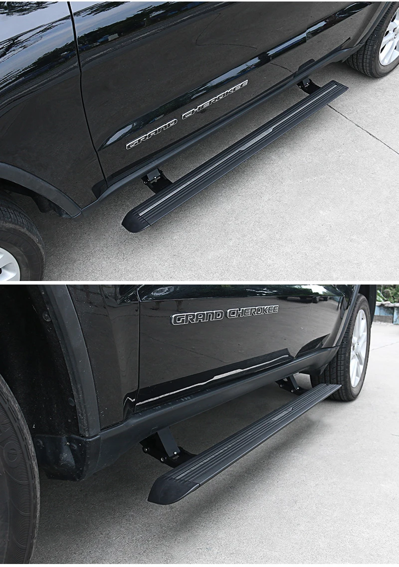 TOP electric running board side step side bar for JEEP GRAND CHEROKEE 2011-2025,Intelligent scalable,Thicken aluminum,load 300kg