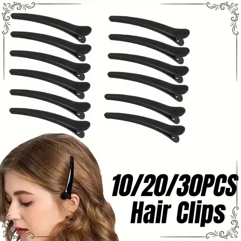 5/10/30pcs Black Plastic Single Prong Diy Hairstyle Alligator Hair Clip Hair Accessories Hair Styling Tool Hairpins Hairdressing