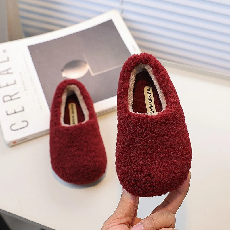 

Zapatos Niña Обувь для девочек Осень Зима Бархатная обувь из овечьей шерсти для девочек Хлопковая обувь на мягкой подошве Теплая детская обувь Allmatch Детские кроссовки