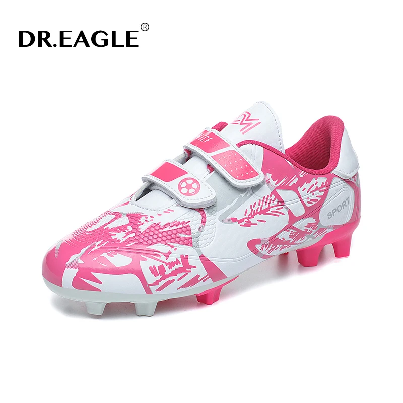 DR.EAGLE-Chaussures de football pour enfants, chaussures de football en plein air, crampon, TF, FG, taille 28-38