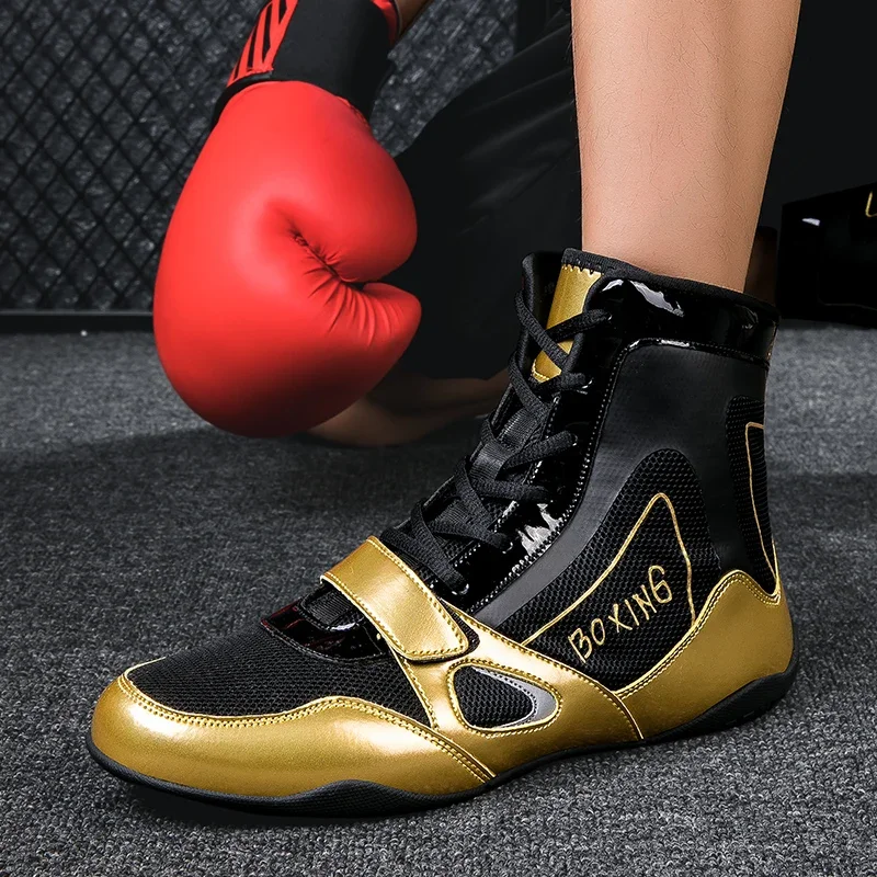 

Luxury Boxing Shoes for Men and Women Professional Boxing Sports Shoes Comfortable Wrestling Shoes Flight Sports Shoe